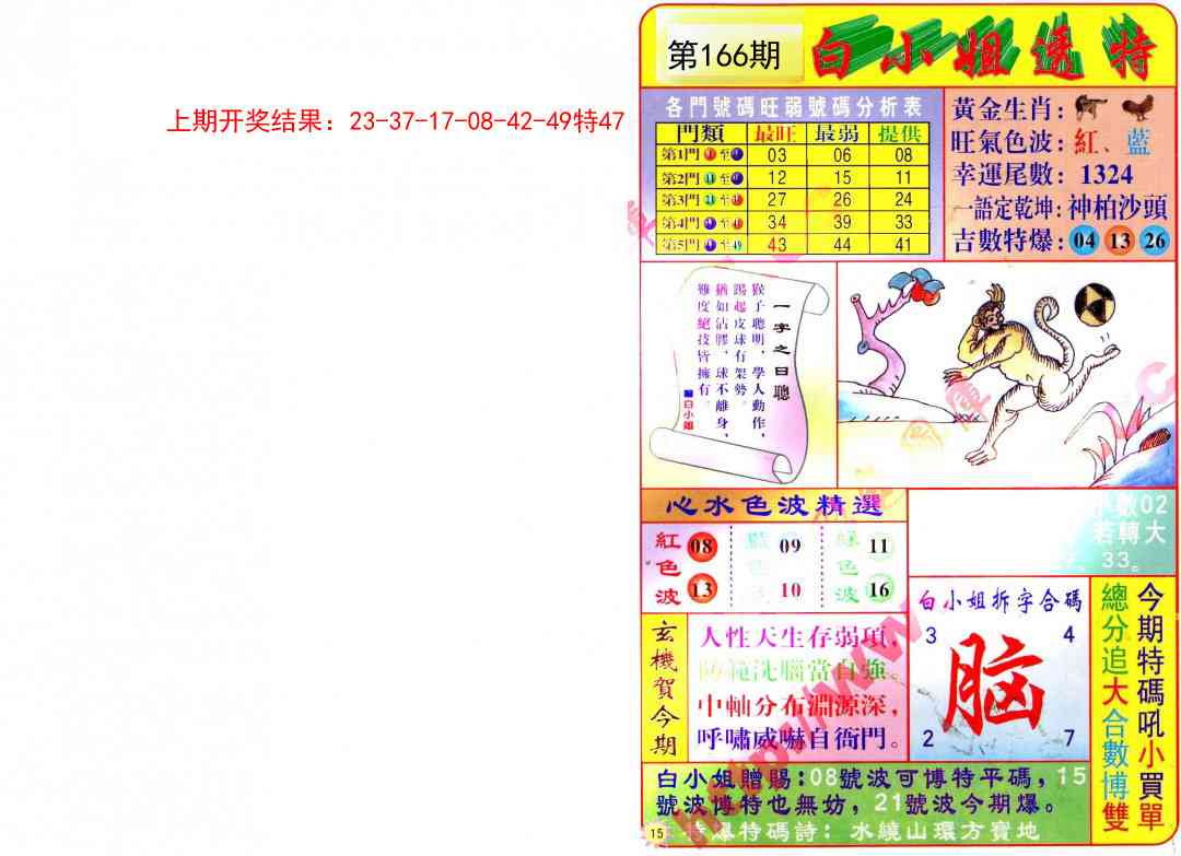 166期白小姐透特[图]