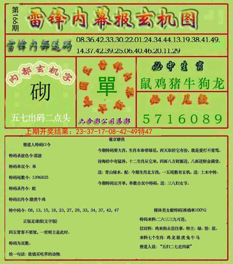 166期雷锋玄机报[图]