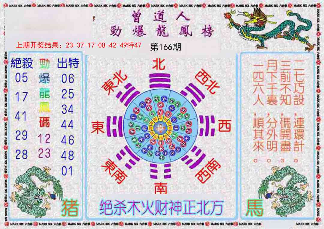 166期曾道人劲爆龙凤榜[图]