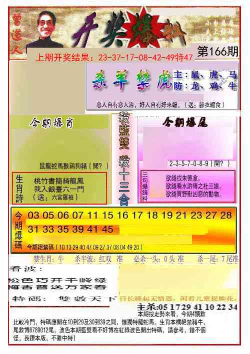 166期开奖爆料(新图推荐)[图]