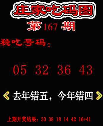 167期庄家吃码图[图]
