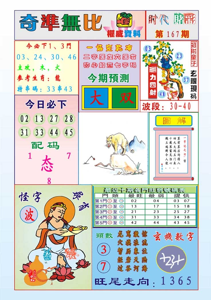 167期奇准无比[图]