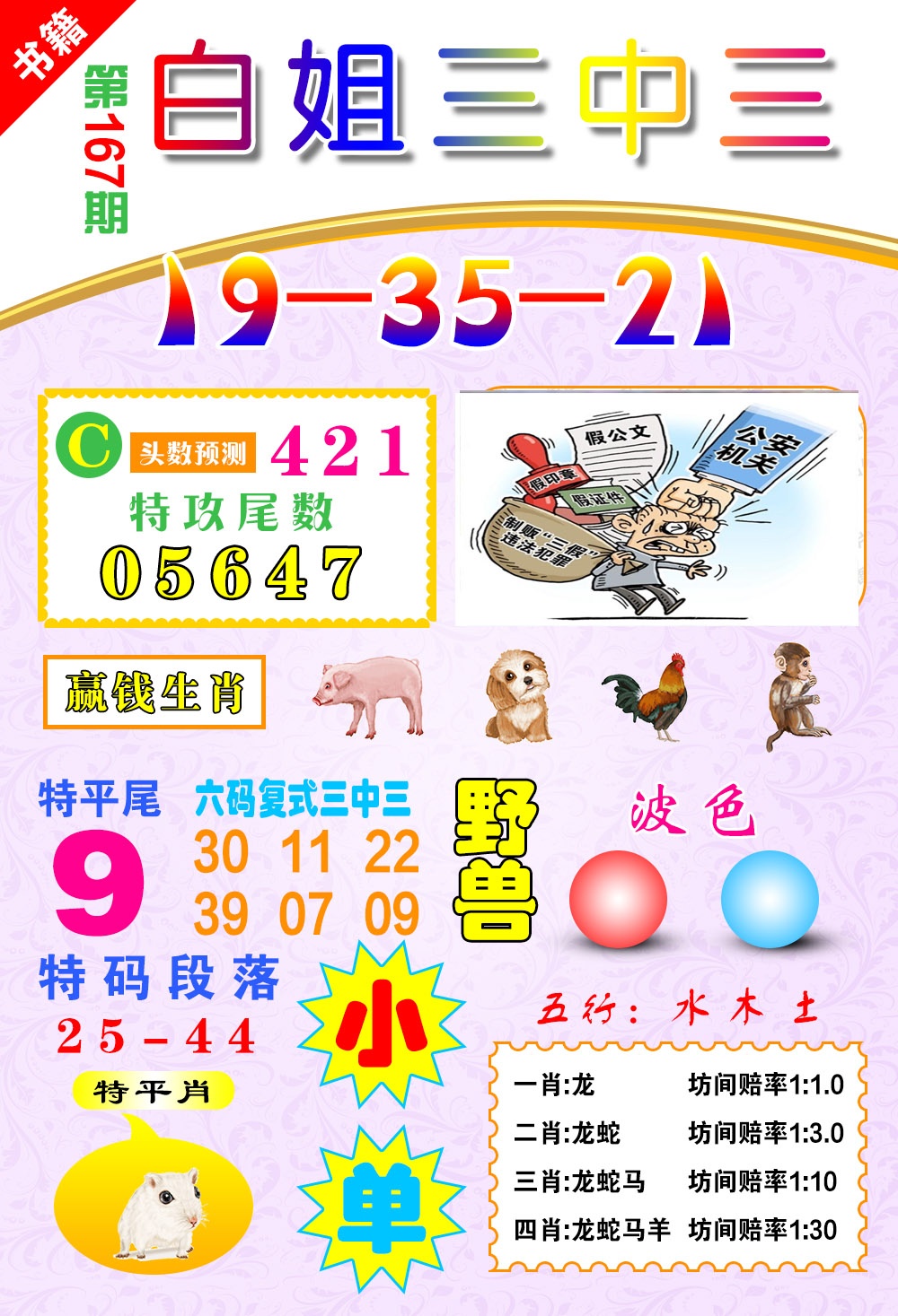 167期澳门白姐锦囊[图]