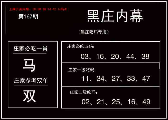 167期黑庄内幕[图]