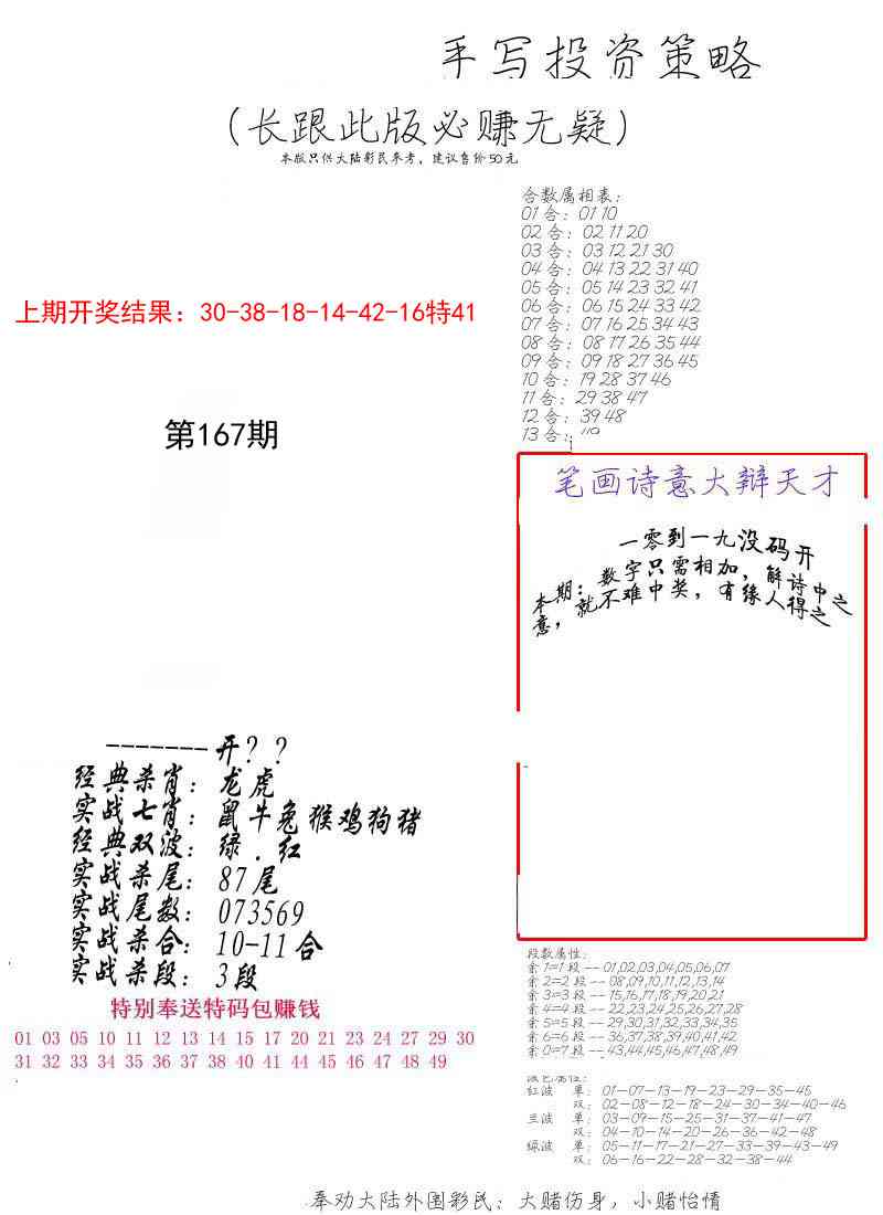 167期手写投资策略[图]