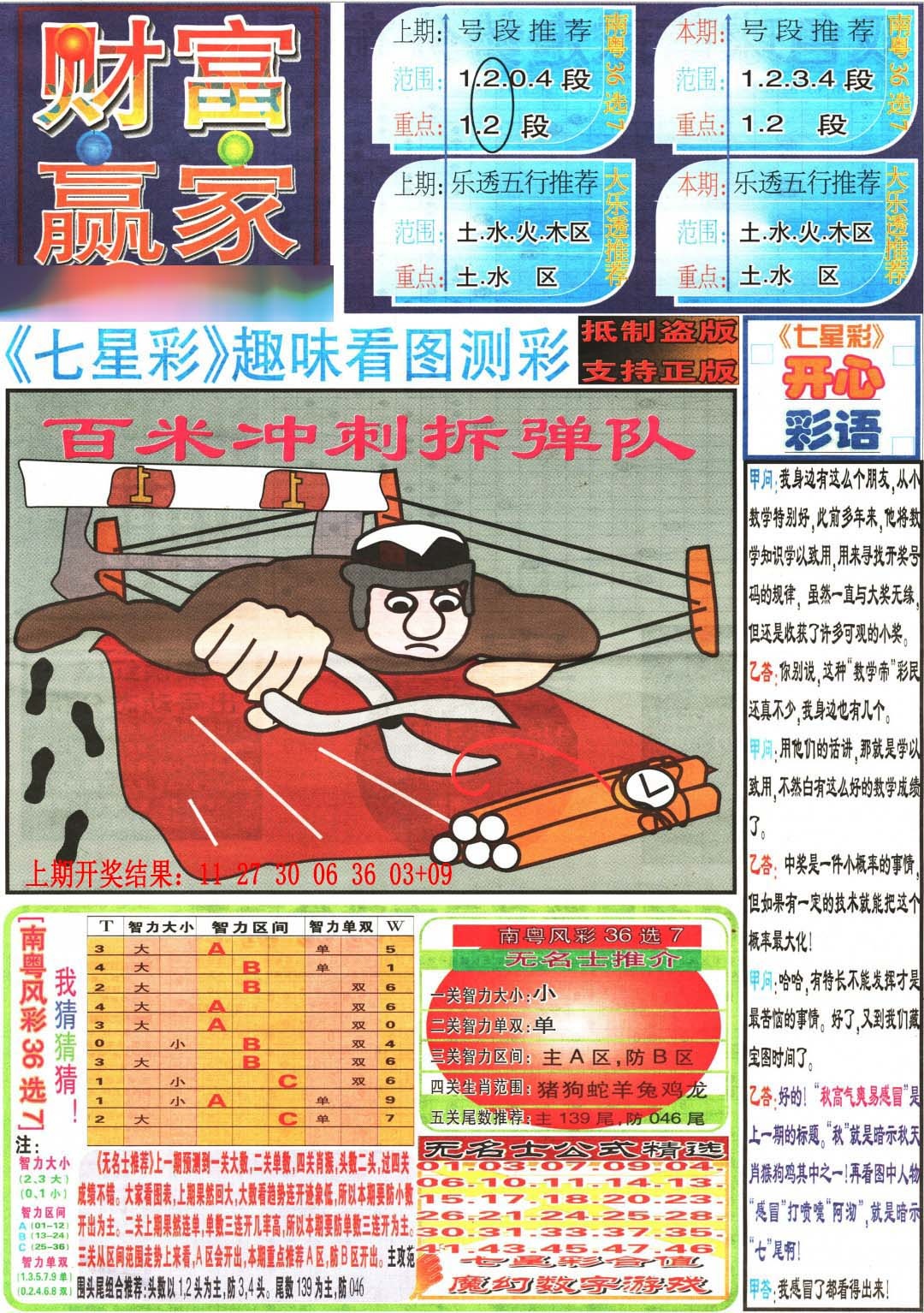 168期财富赢家（七星彩）[图]