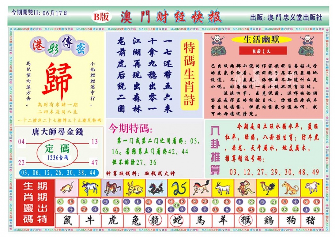 168期财经快报B[图]