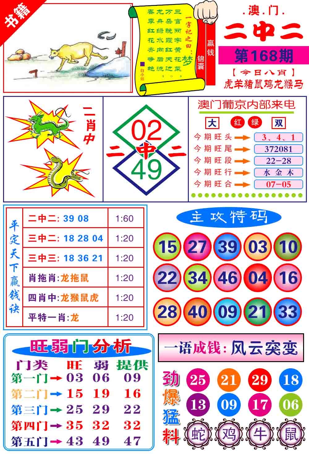 168期澳门平天下[图]