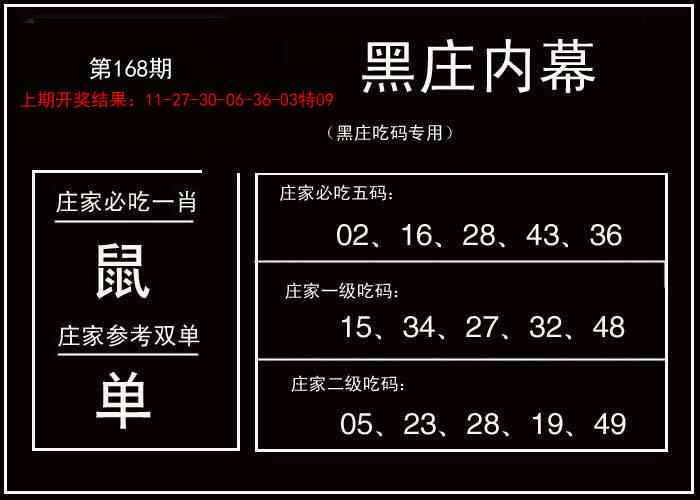 168期黑庄内幕[图]