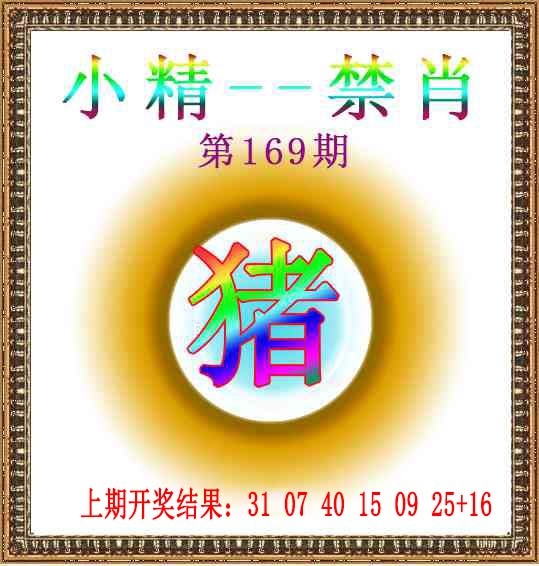 169期小精禁肖[图]
