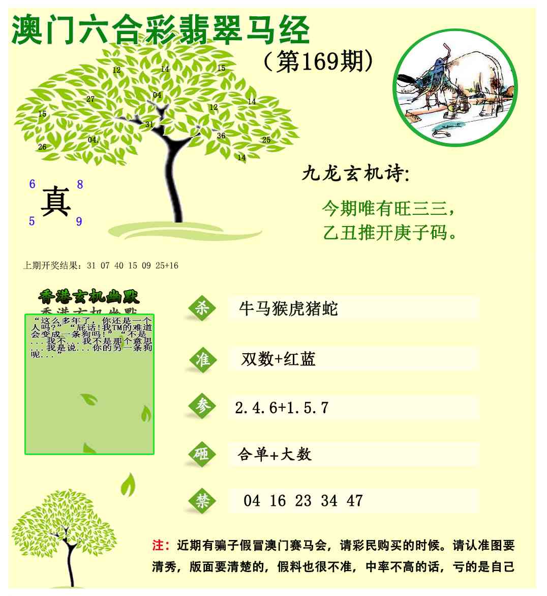 169期翡翠马经[图]