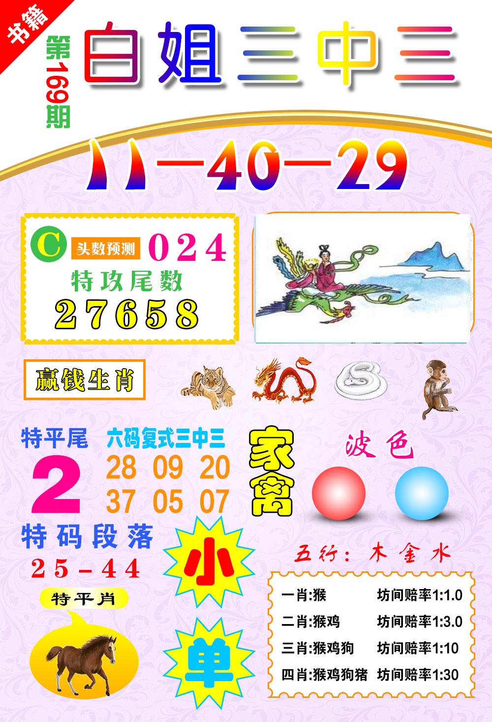 169期澳门白姐锦囊[图]