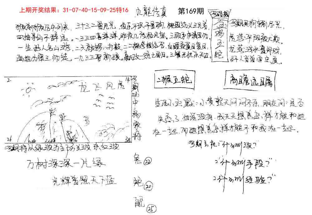 169期手写九龙内幕[图]