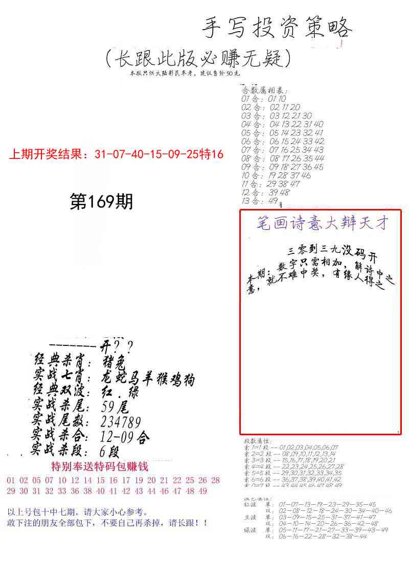 169期手写投资策略[图]