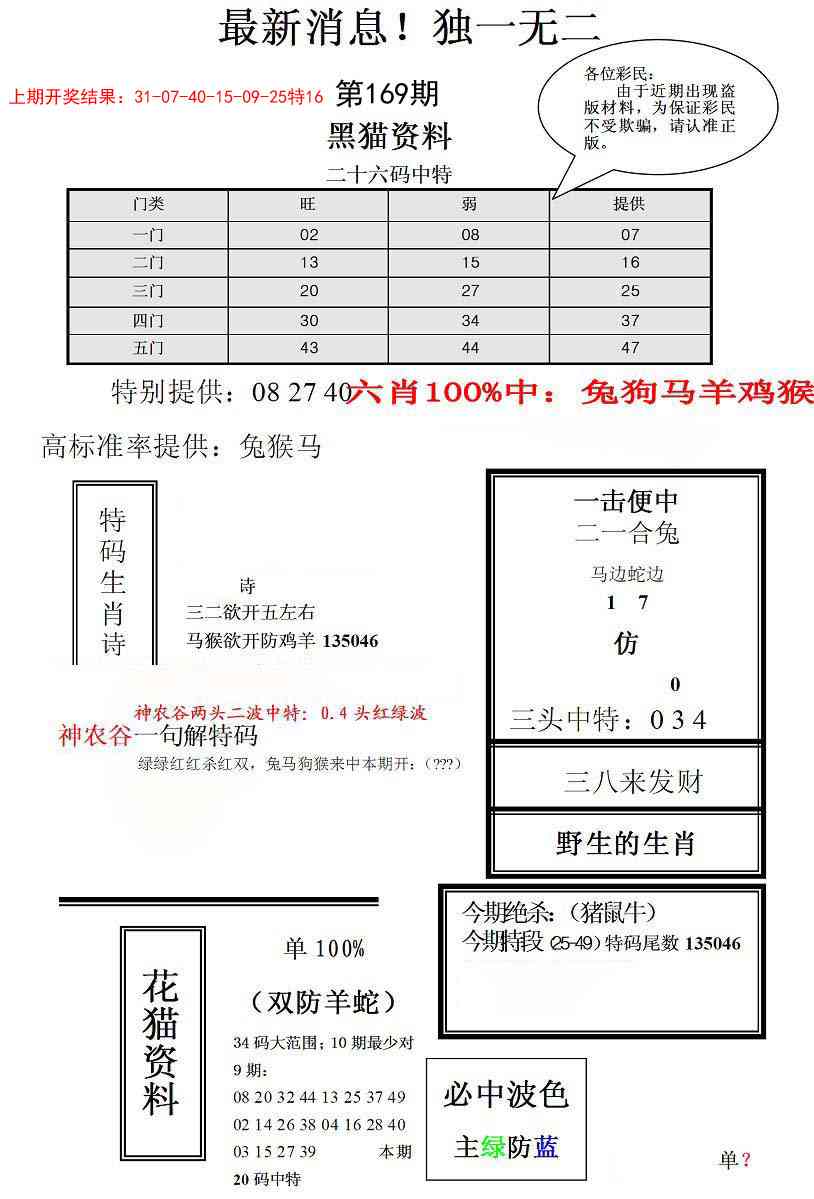 169期独一无二(正)[图]