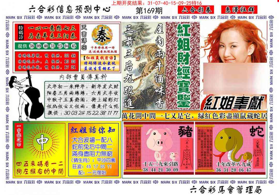 169期红姐财经宝鉴[图]