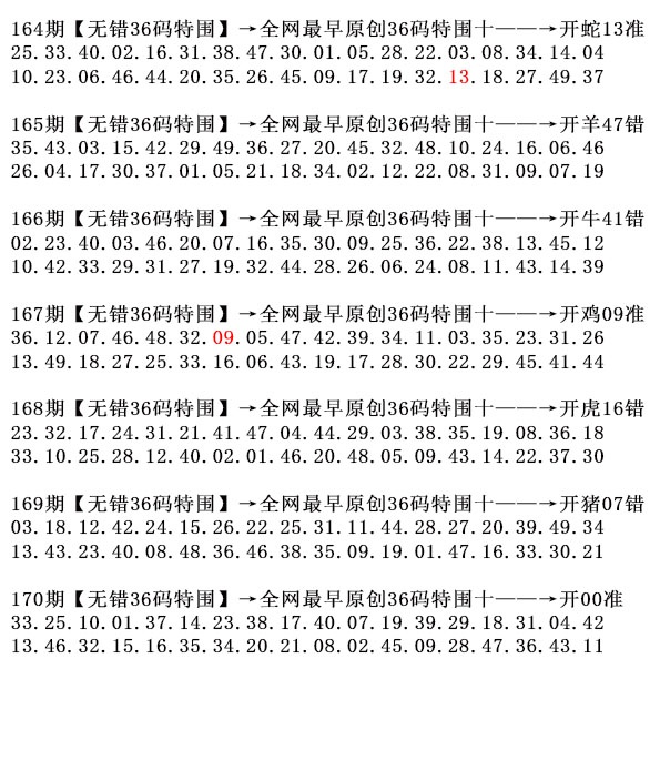 170期36码特围[图]