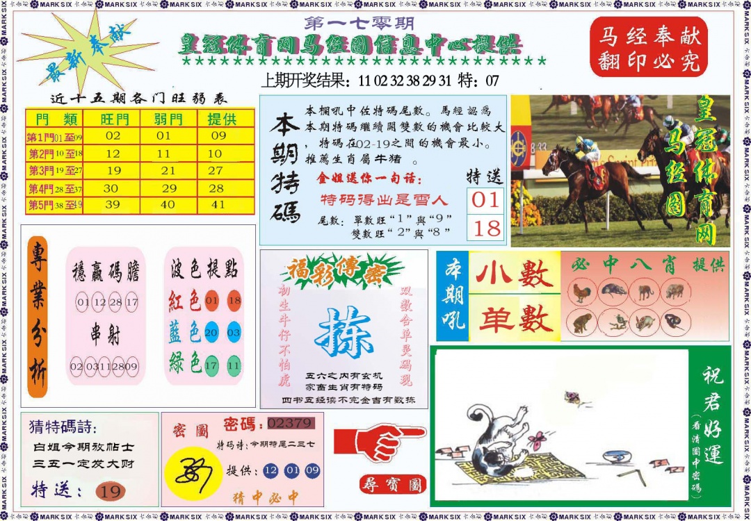 170期体育网马经图[图]