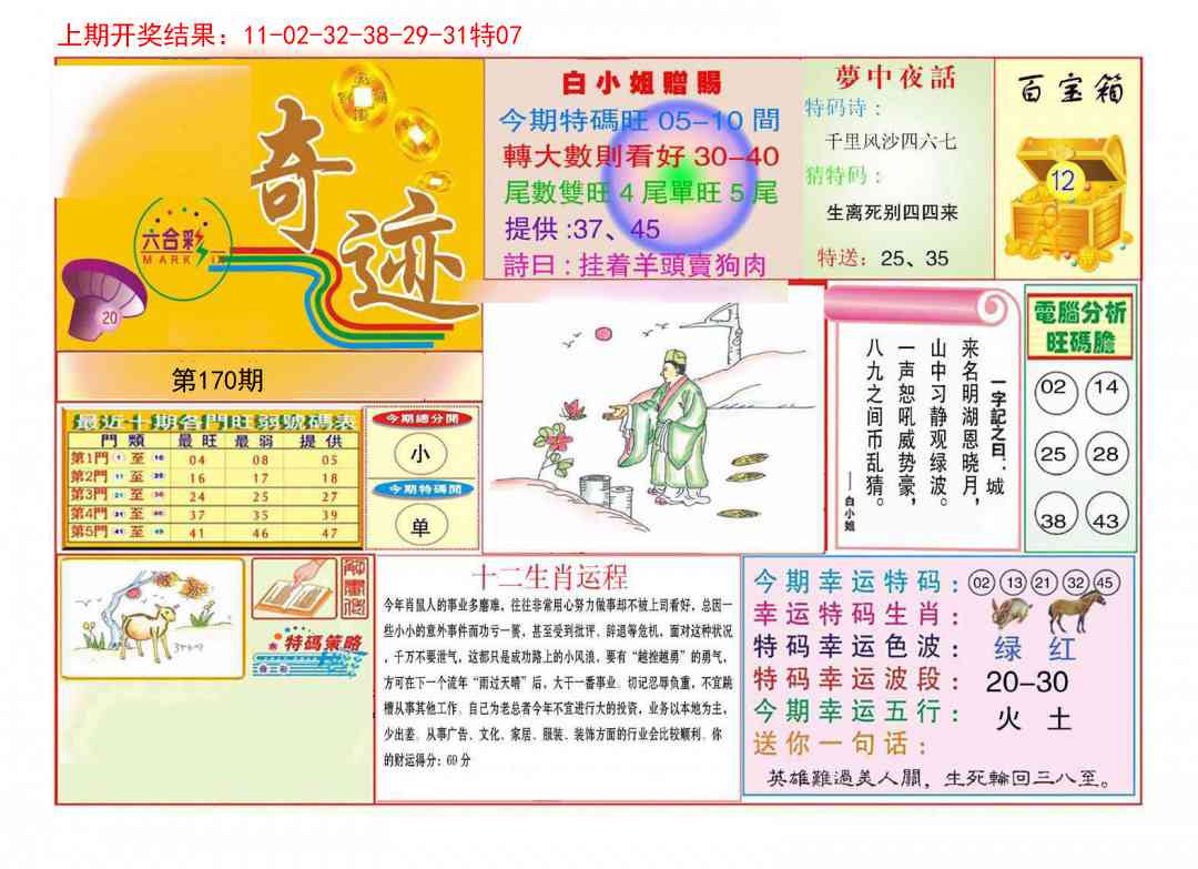 170期九龍奇迹A(推荐)[图]