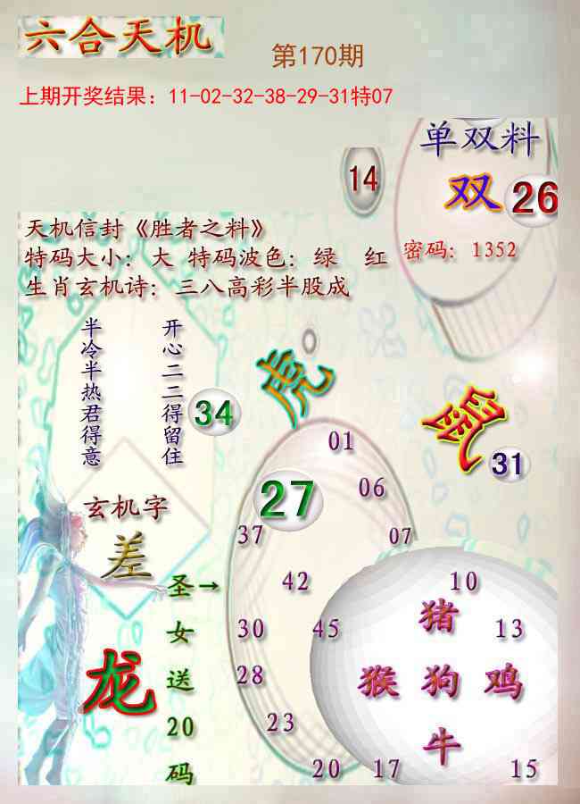 170期天机报[图]