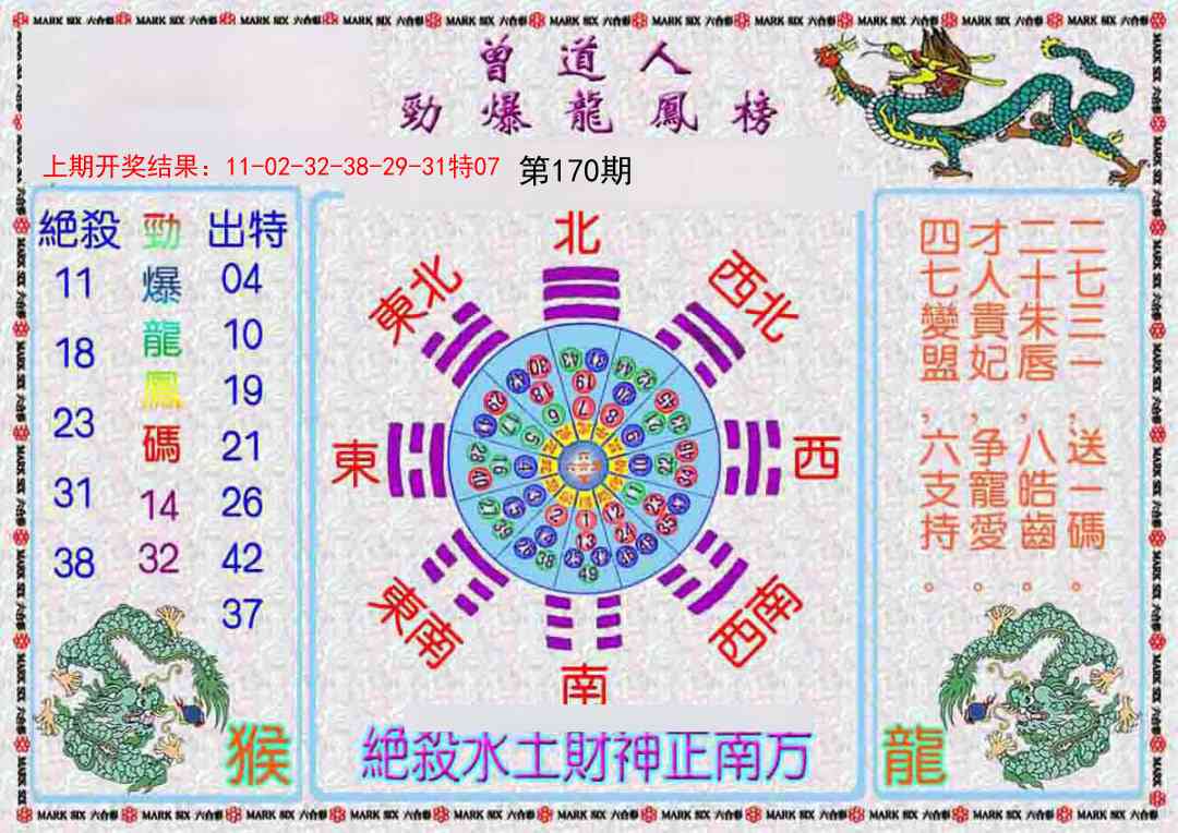 170期曾道人劲爆龙凤榜[图]