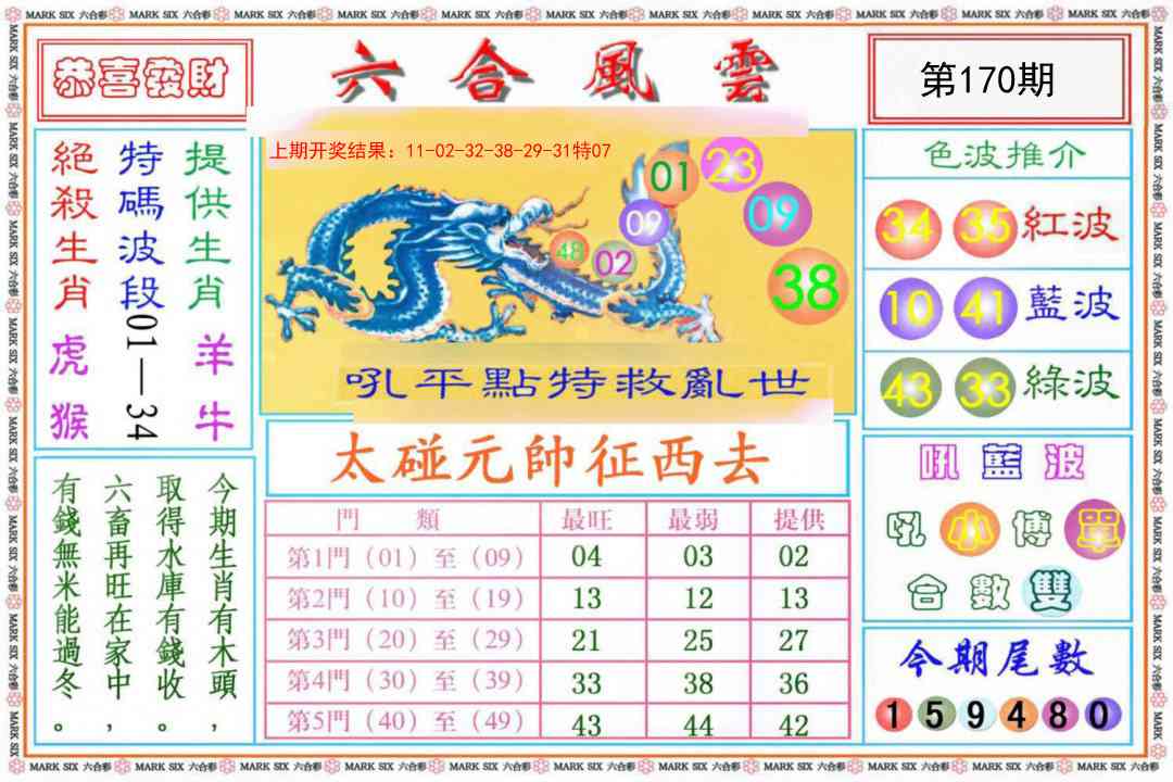 170期六合风云《另版》[图]