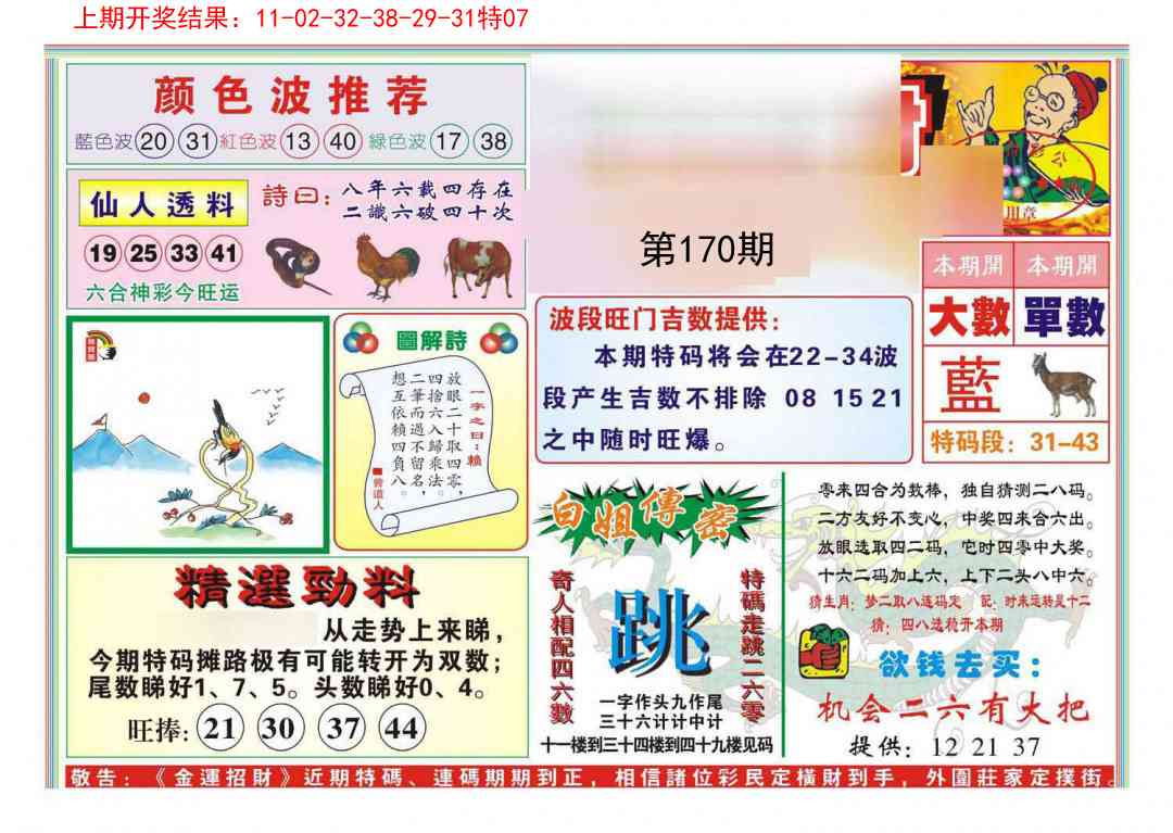 170期金运招财[图]