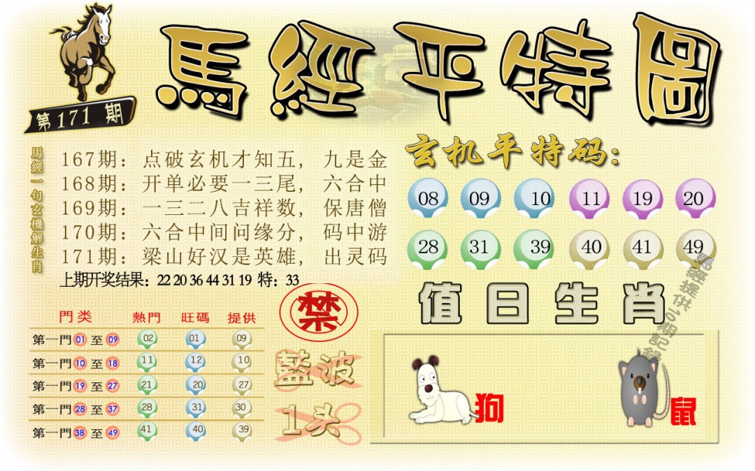 171期马经平特图[图]
