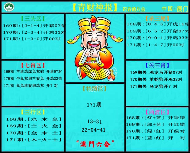 171期青财神[图]