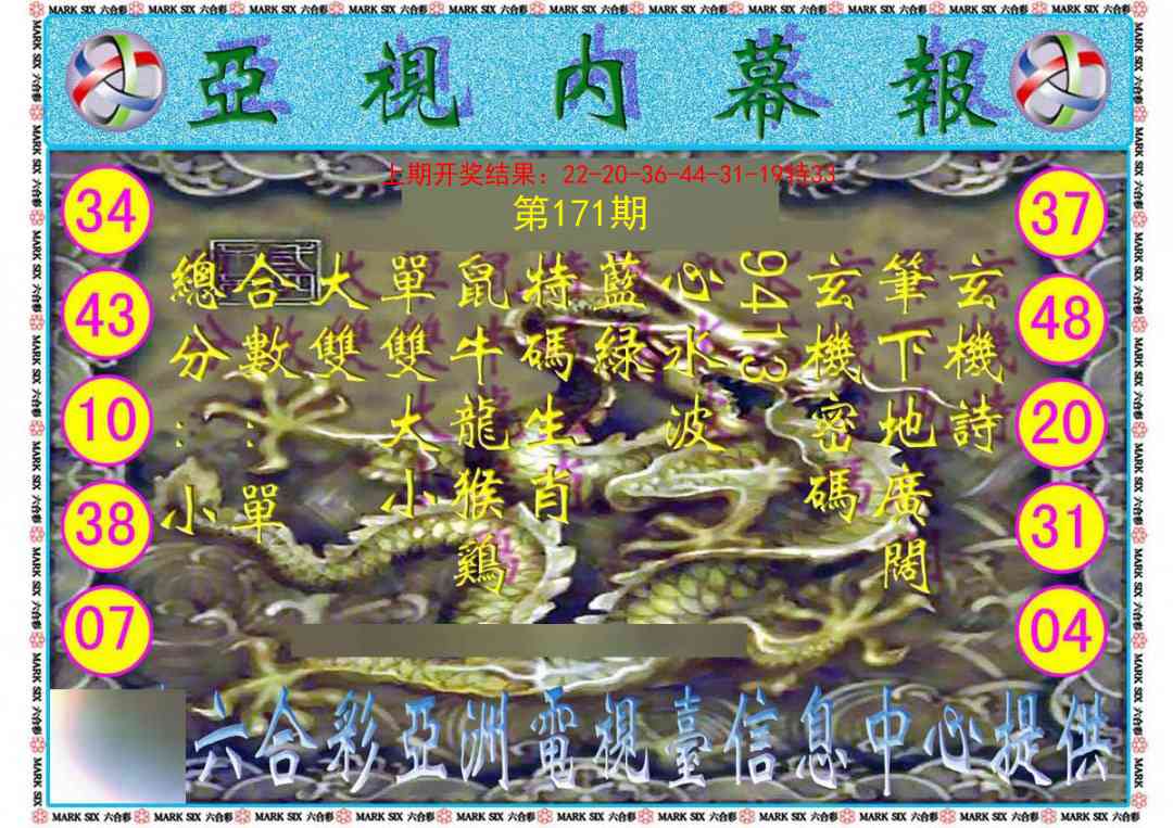 171期亚视内幕报[图]