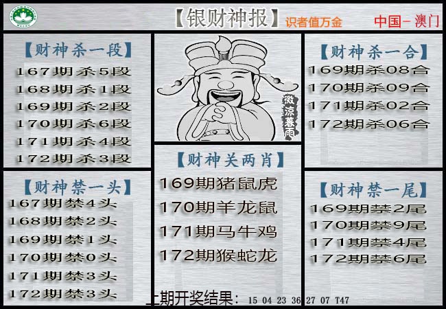 172期银财神[图]