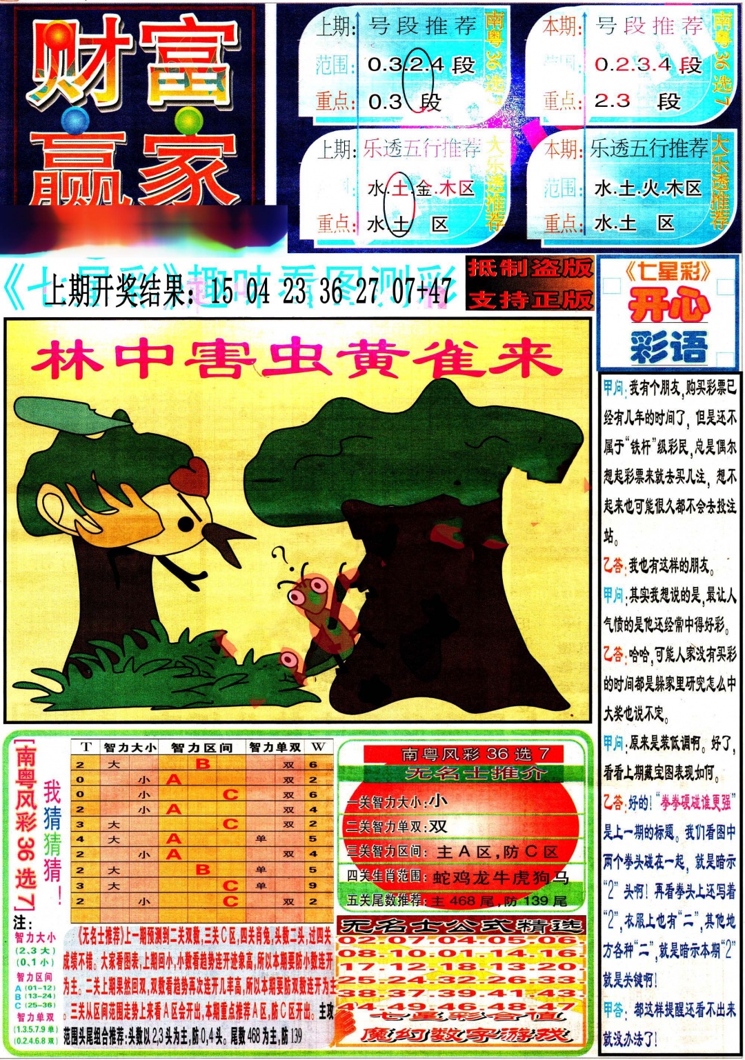 172期七星彩图(高清)[图]