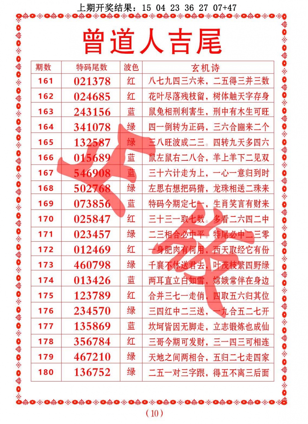 172期曾道人吉尾[图]