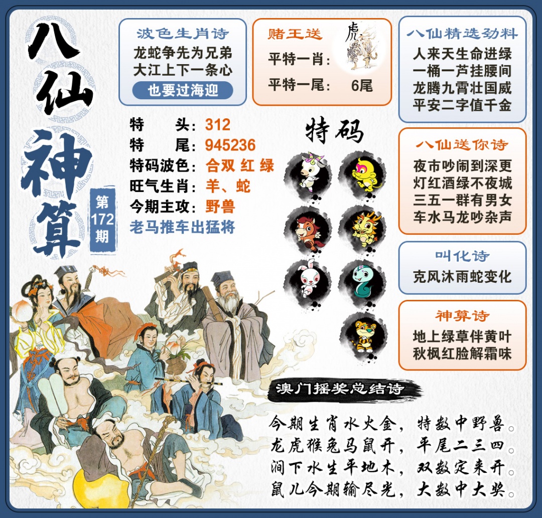 172期八仙神算[图]