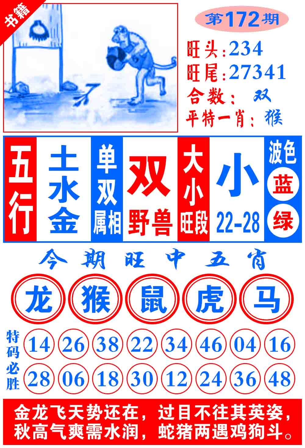 172期澳门全集心水[图]