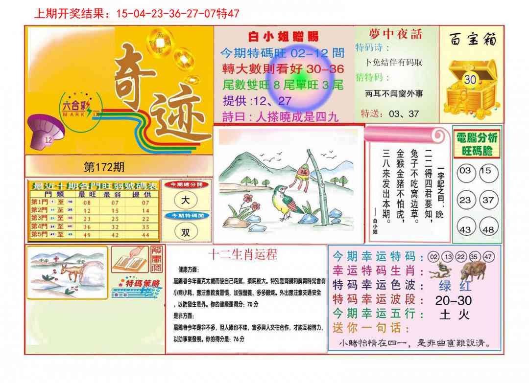 172期九龍奇迹A(推荐)[图]