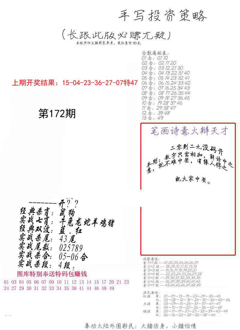 172期手写投资策略[图]