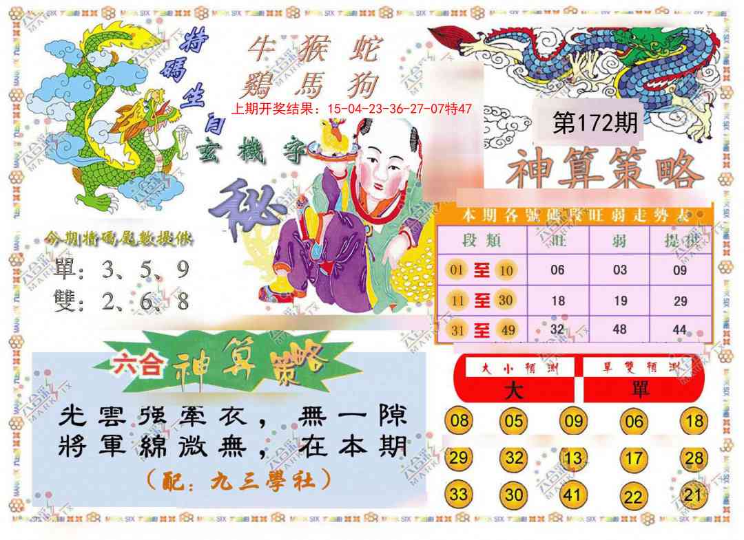 172期神算策略[图]