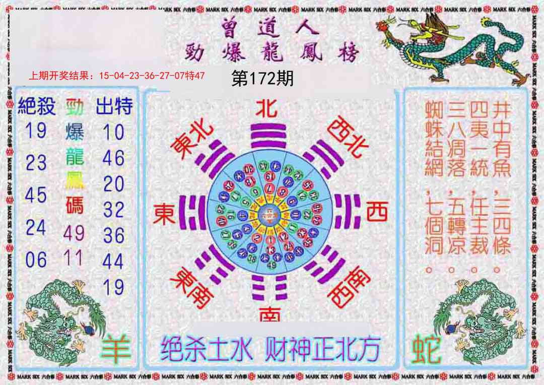 172期曾道人劲爆龙凤榜[图]