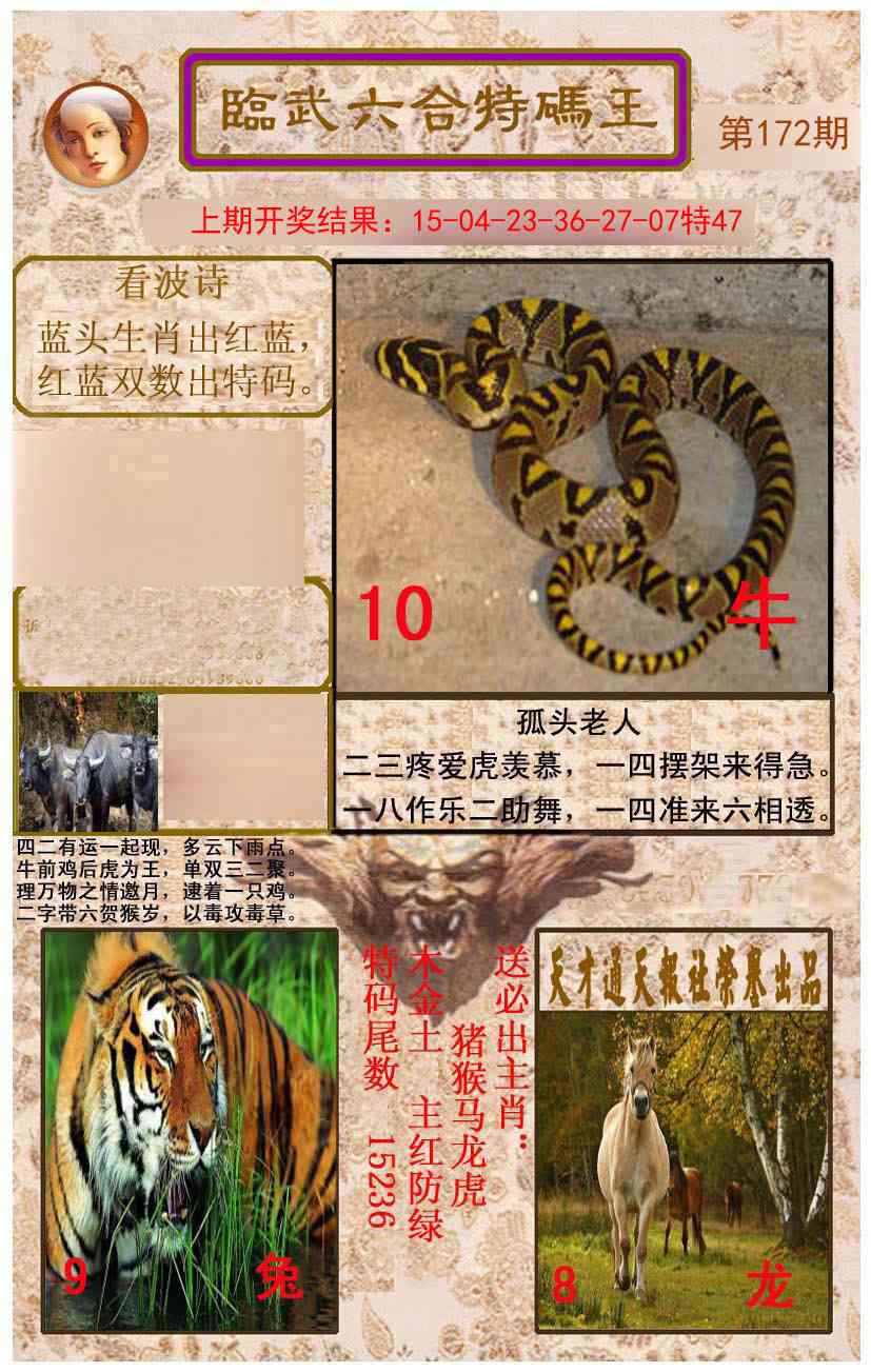 172期临武六合特码王[图]