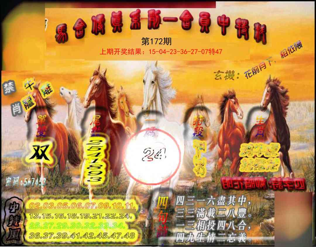 172期马会传真-会员报[图]