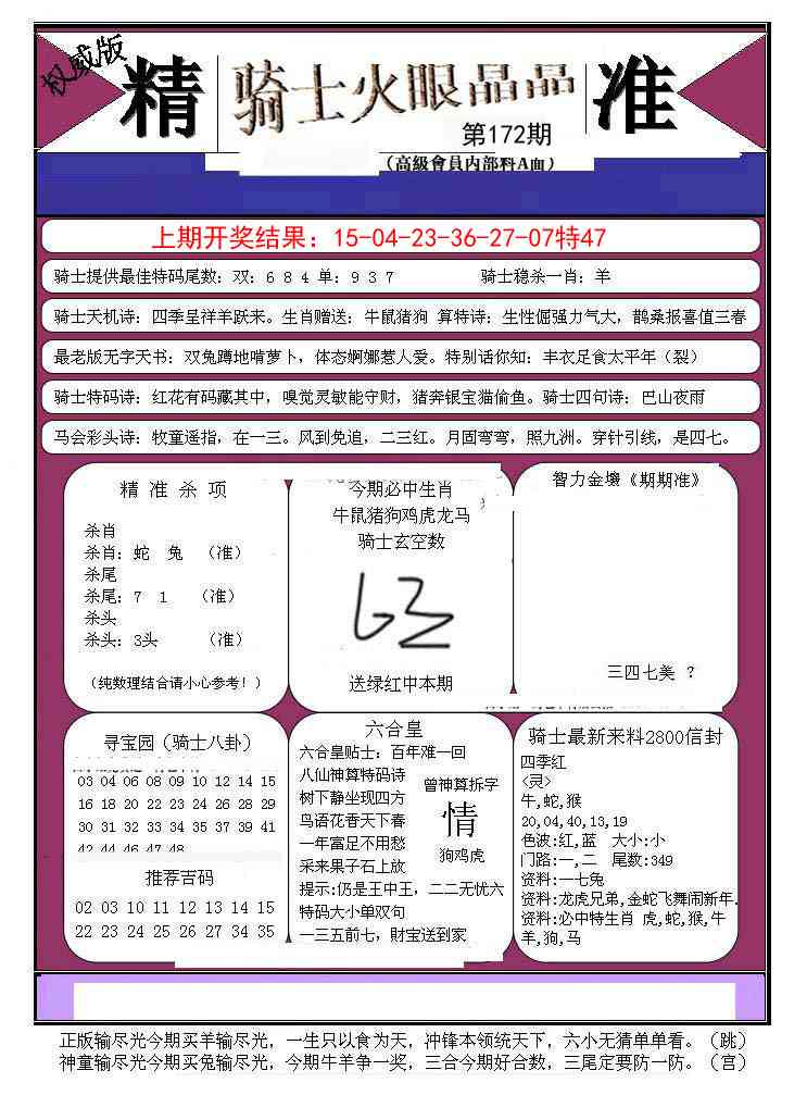 172期骑士火眼晶晶B[图]