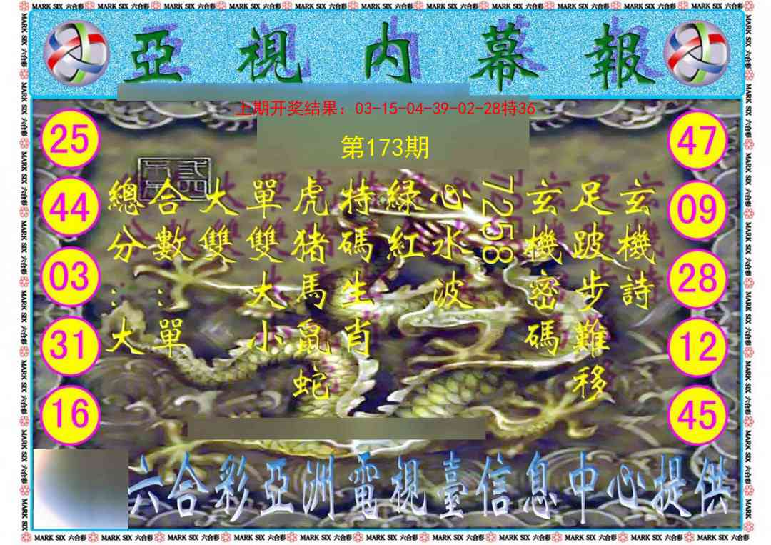 173期亚视内幕报[图]