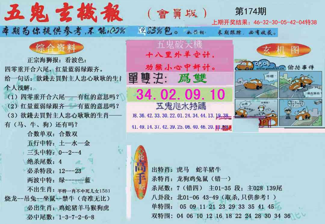 174期新五鬼玄机[图]