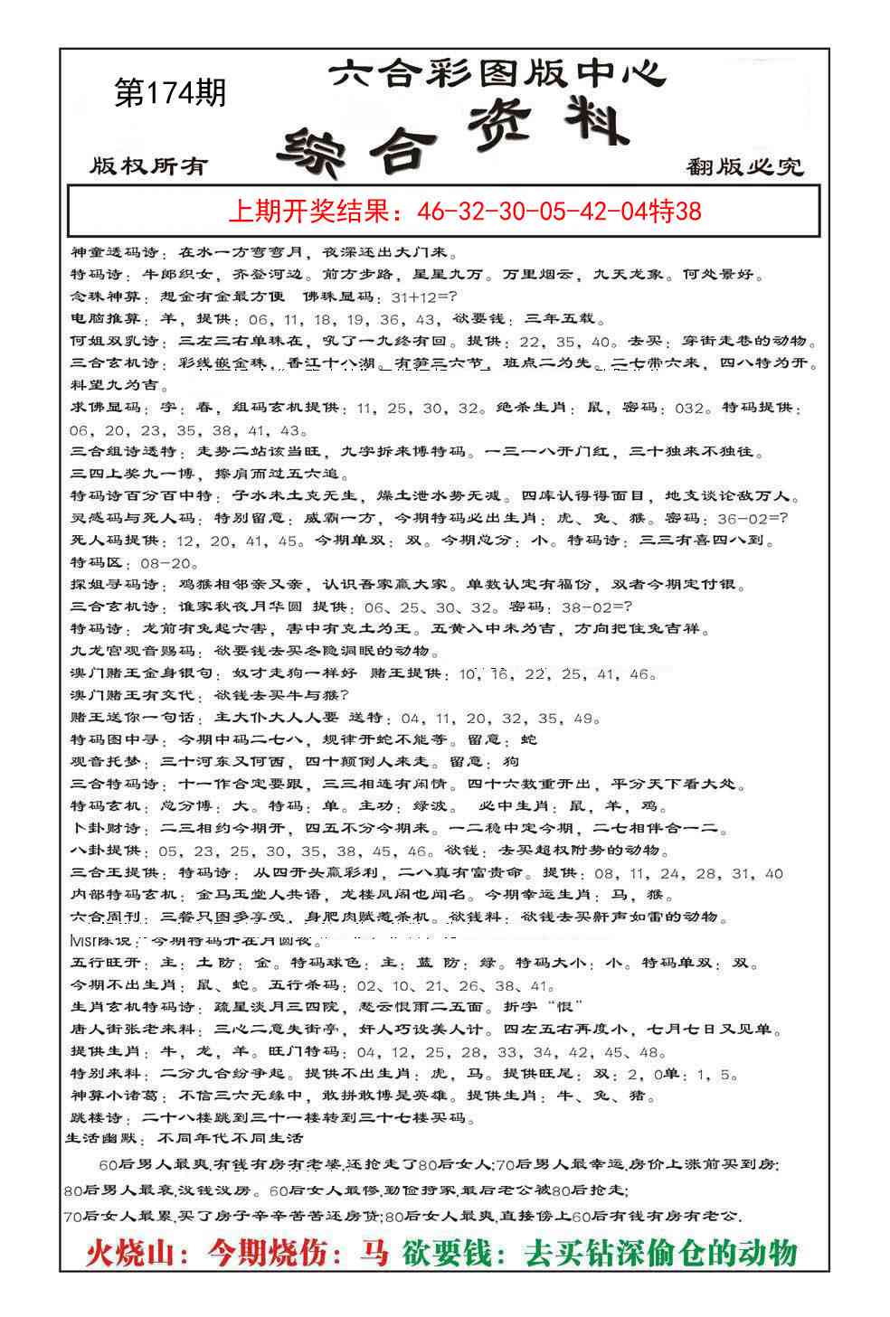174期内部综合资料[图]