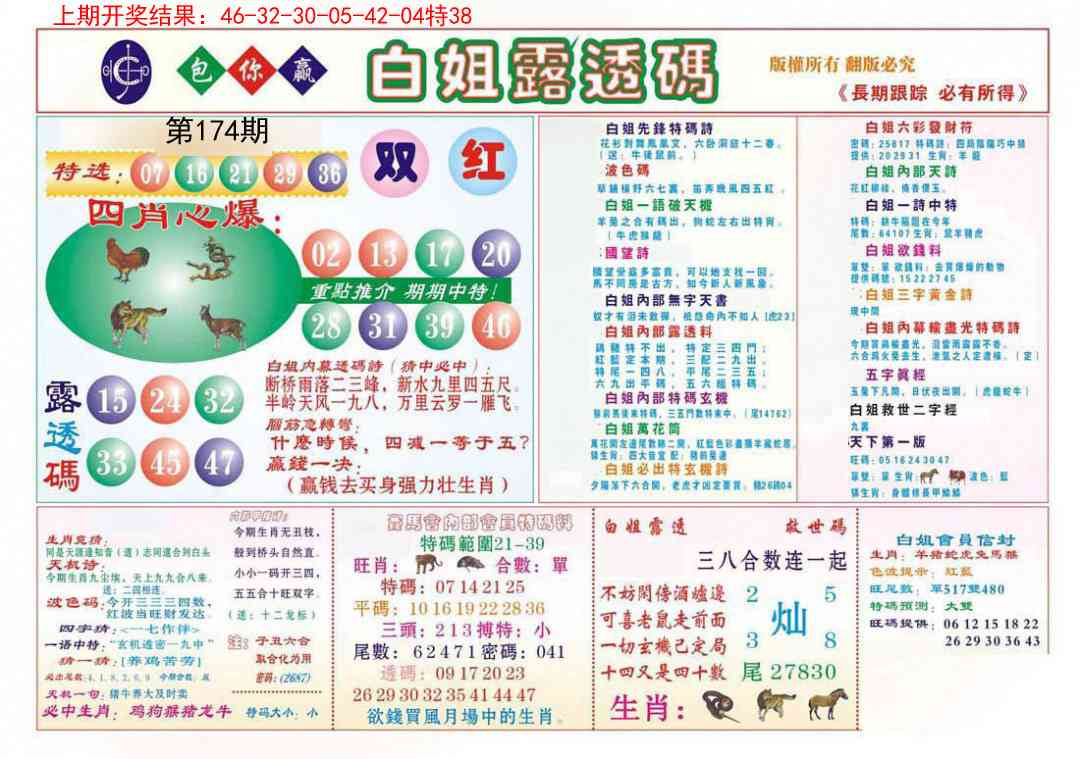 174期马会专刊B[图]
