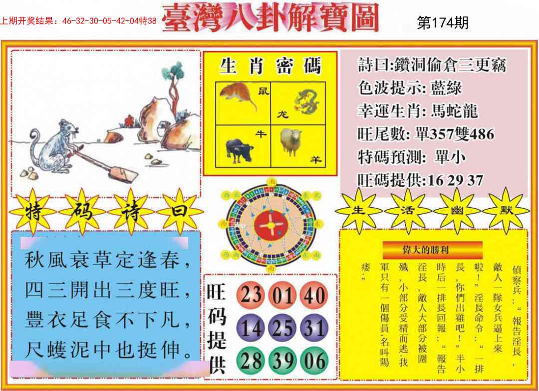 174期台湾八卦解宝图[图]