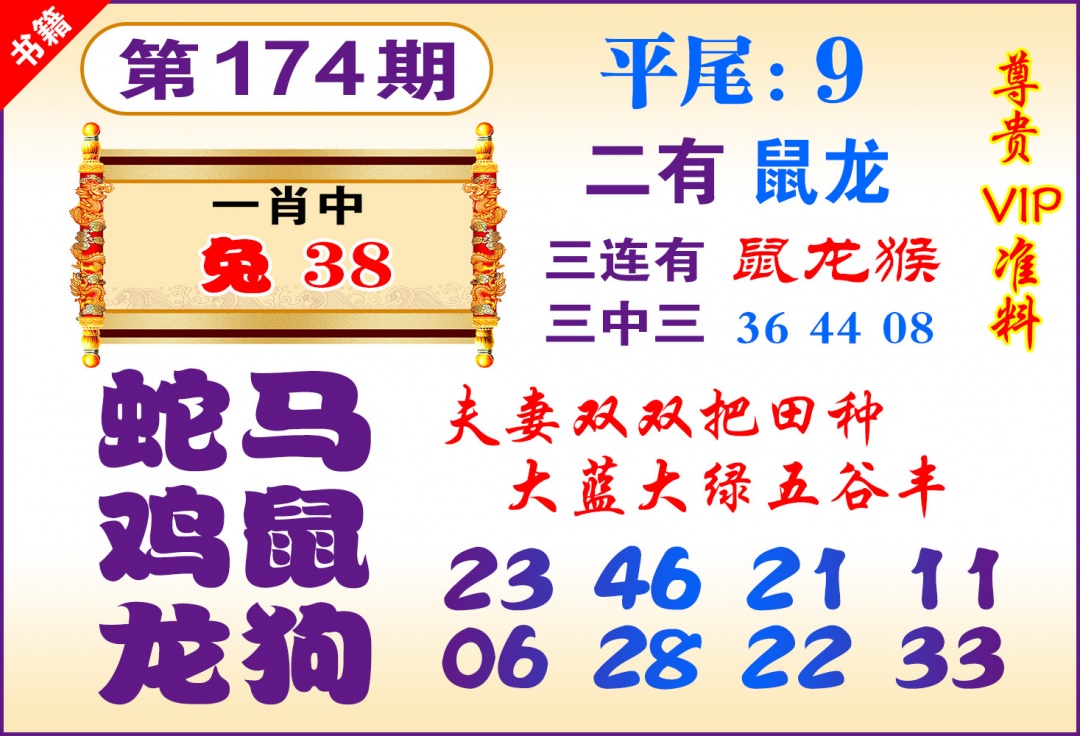 174期澳门九龙天书[图]
