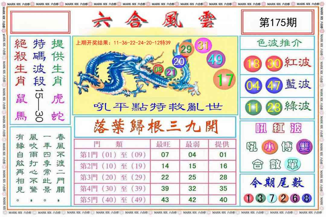175期六合风云[图]