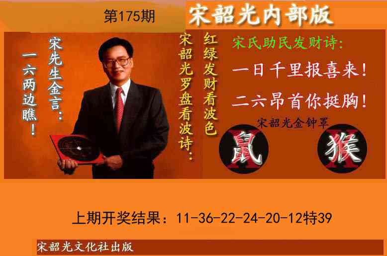 175期宋韶光内部版(另版)[图]